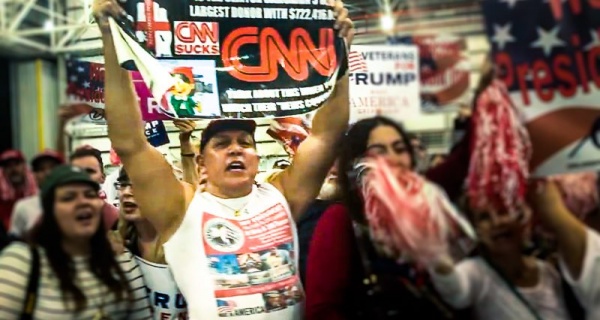 WATCH Video Captures Magabomber Suspect At Trump Rally Shouting CNN Sucks 