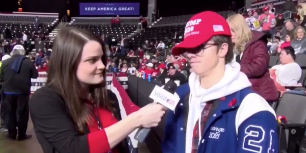 Watch Trump Supporter Cannot Name One Good Thing Trump Has Done